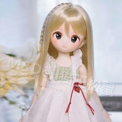 G82 BJD 1/4 人形 ドール ウィッグ カツラ 耐熱 ハンドメイド