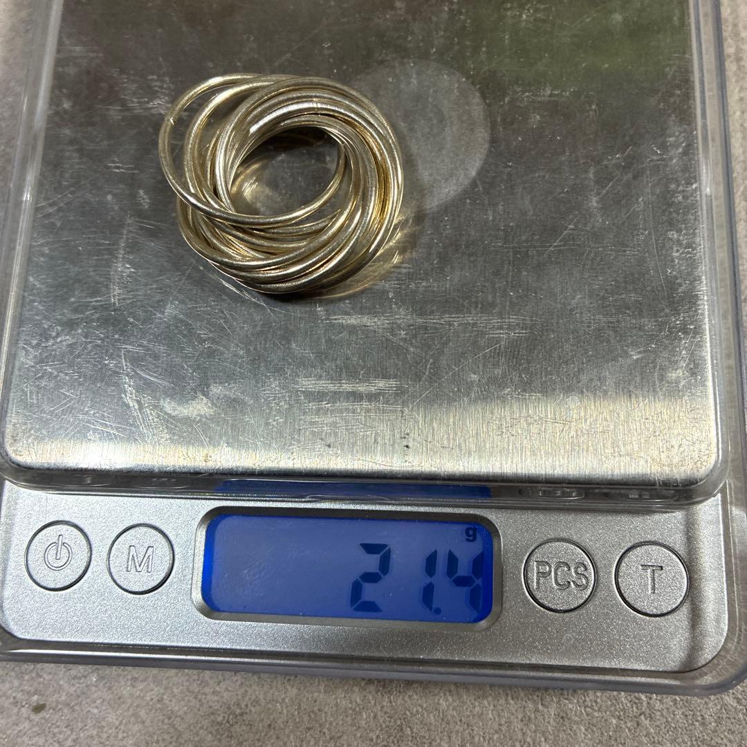 ビンテージシルバーリング 21.4g15号