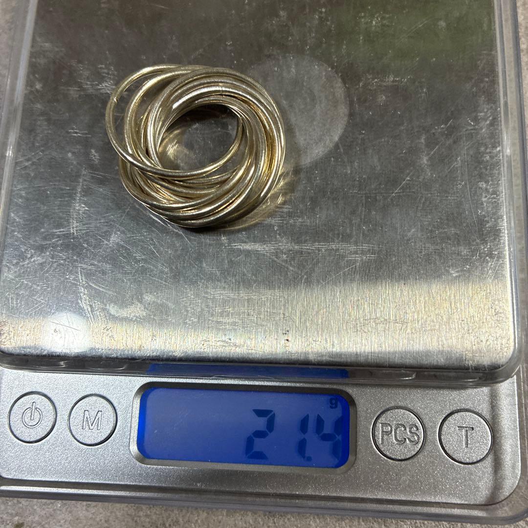 ビンテージシルバーリング 21.4g15号