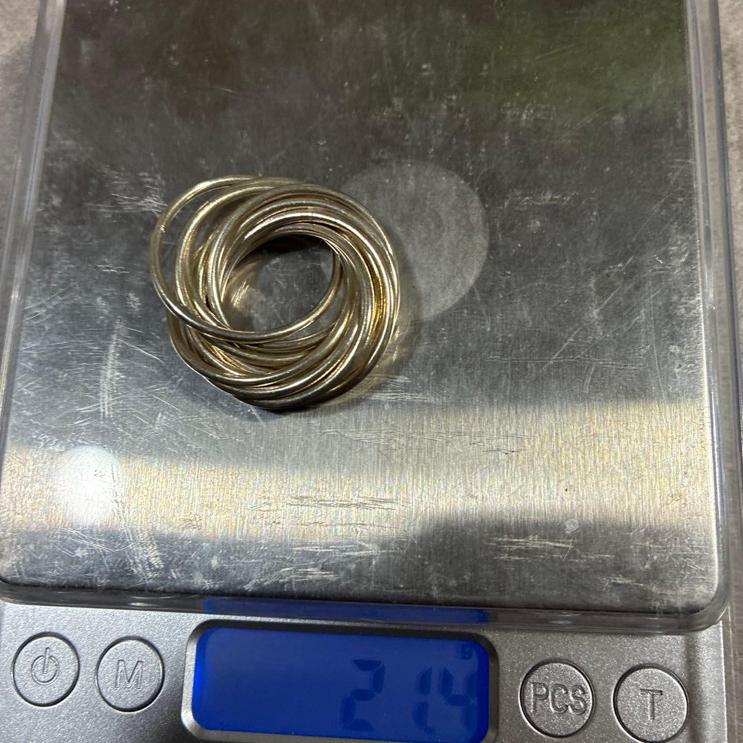 ビンテージシルバーリング 21.4g15号