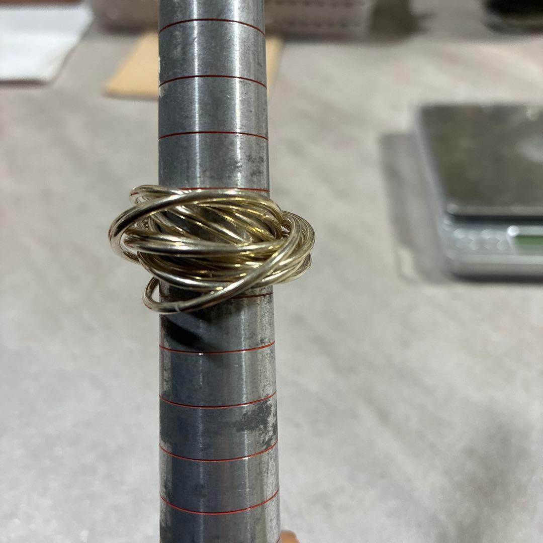 ビンテージシルバーリング 21.4g15号