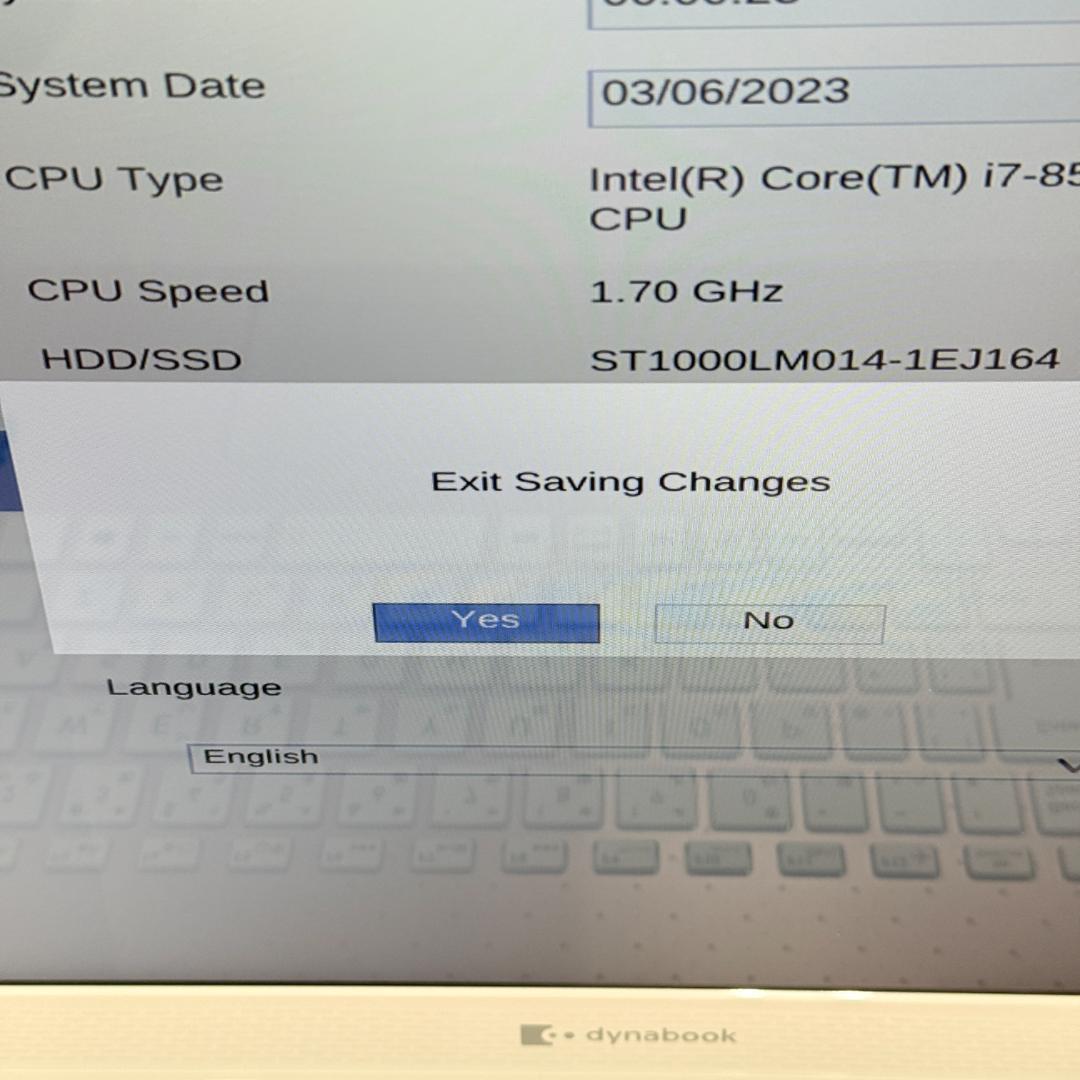 東芝/ノートパソコン/Windows11/Corei7/HDD/訳あり品