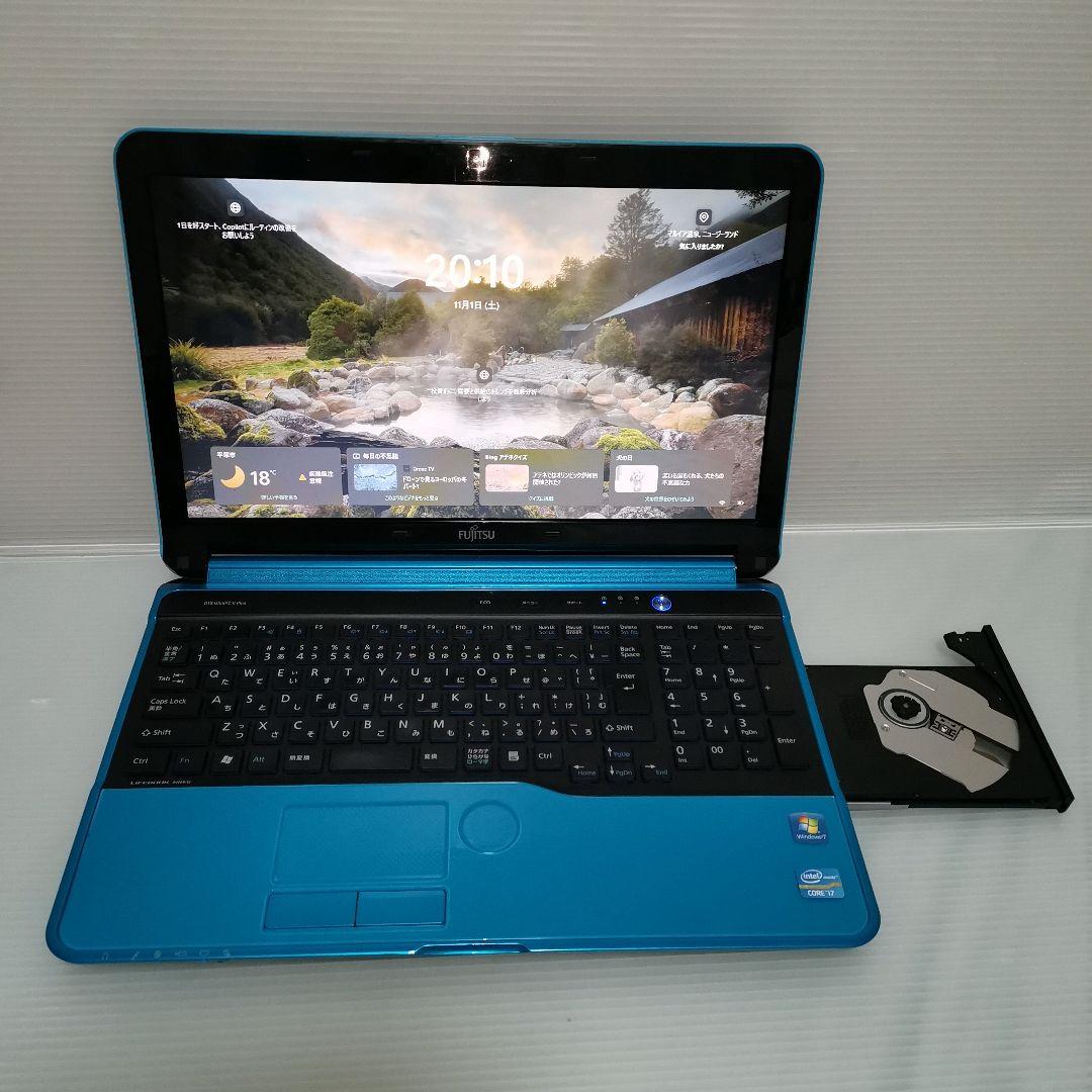 富士通 LifeBook CPU i7 SSD500GB Win11 搭載!!