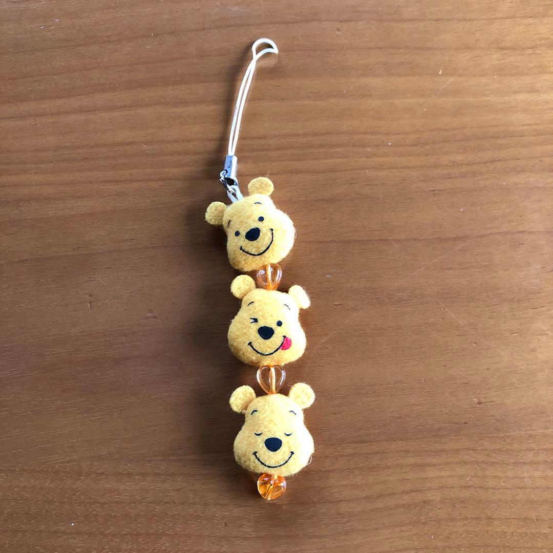 ストラップ　くまのプーさん（ぬいぐるみストラップなど）【６個セット】