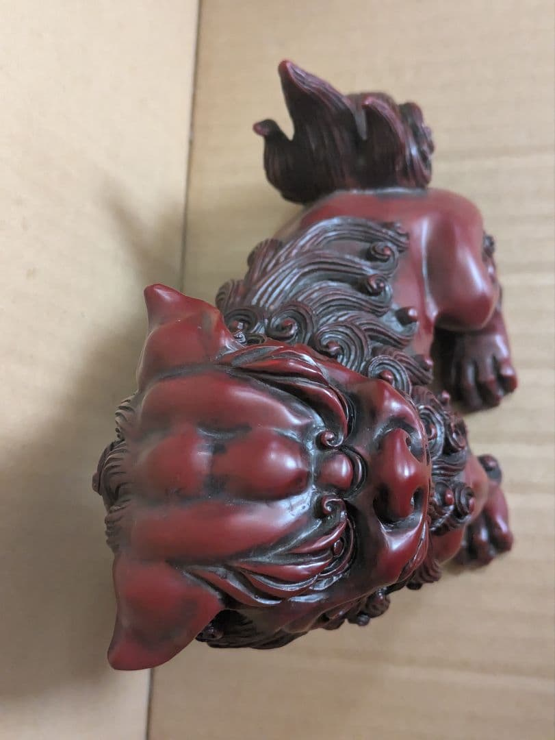 獅子置物　シーサー　魔除け　中国