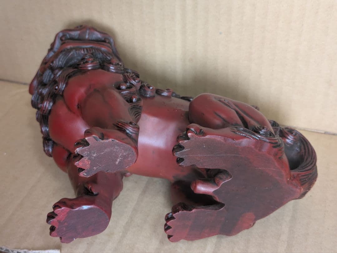 獅子置物　シーサー　魔除け　中国