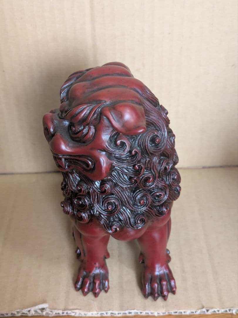 獅子置物　シーサー　魔除け　中国