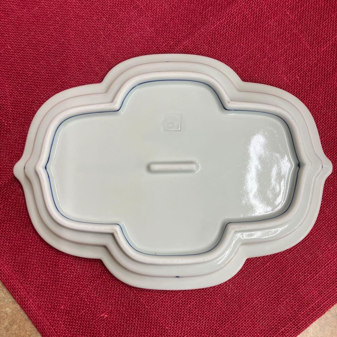 有田焼金蘭桃雉柄皿