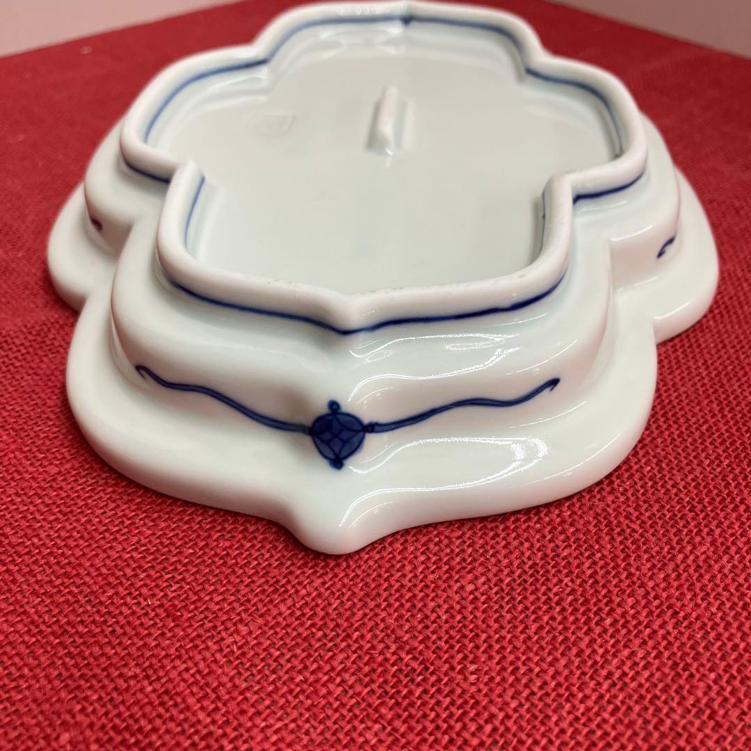 有田焼金蘭桃雉柄皿