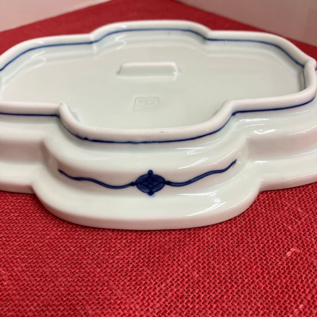 有田焼金蘭桃雉柄皿