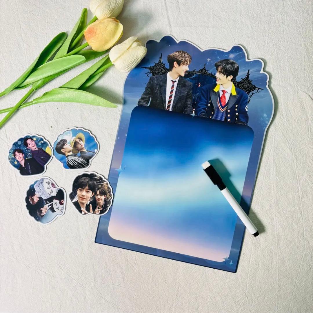 博君一肖 A4超大マグネットボード＋マグネット4個＋ペン（消せる）4セット❣️確認