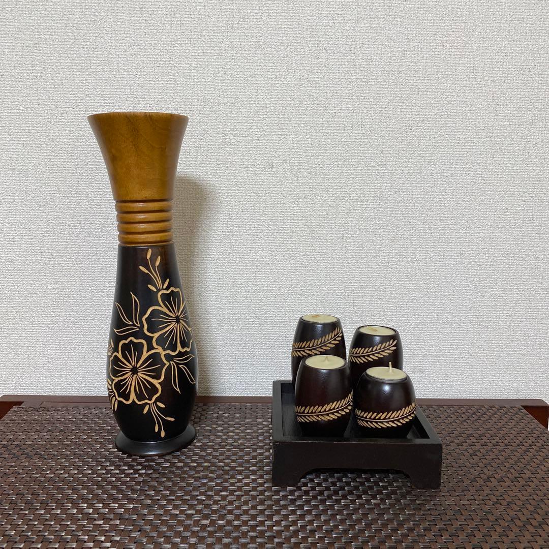 【ドテラオイル＆マットのプレゼント付】美品　アジアンインテリアスタート1点セット