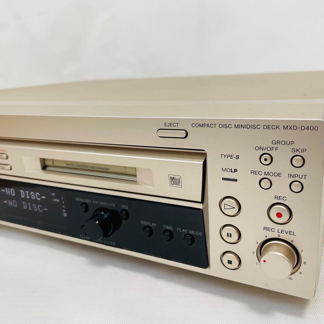 SONY MXD-D400 CD/MDデッキ