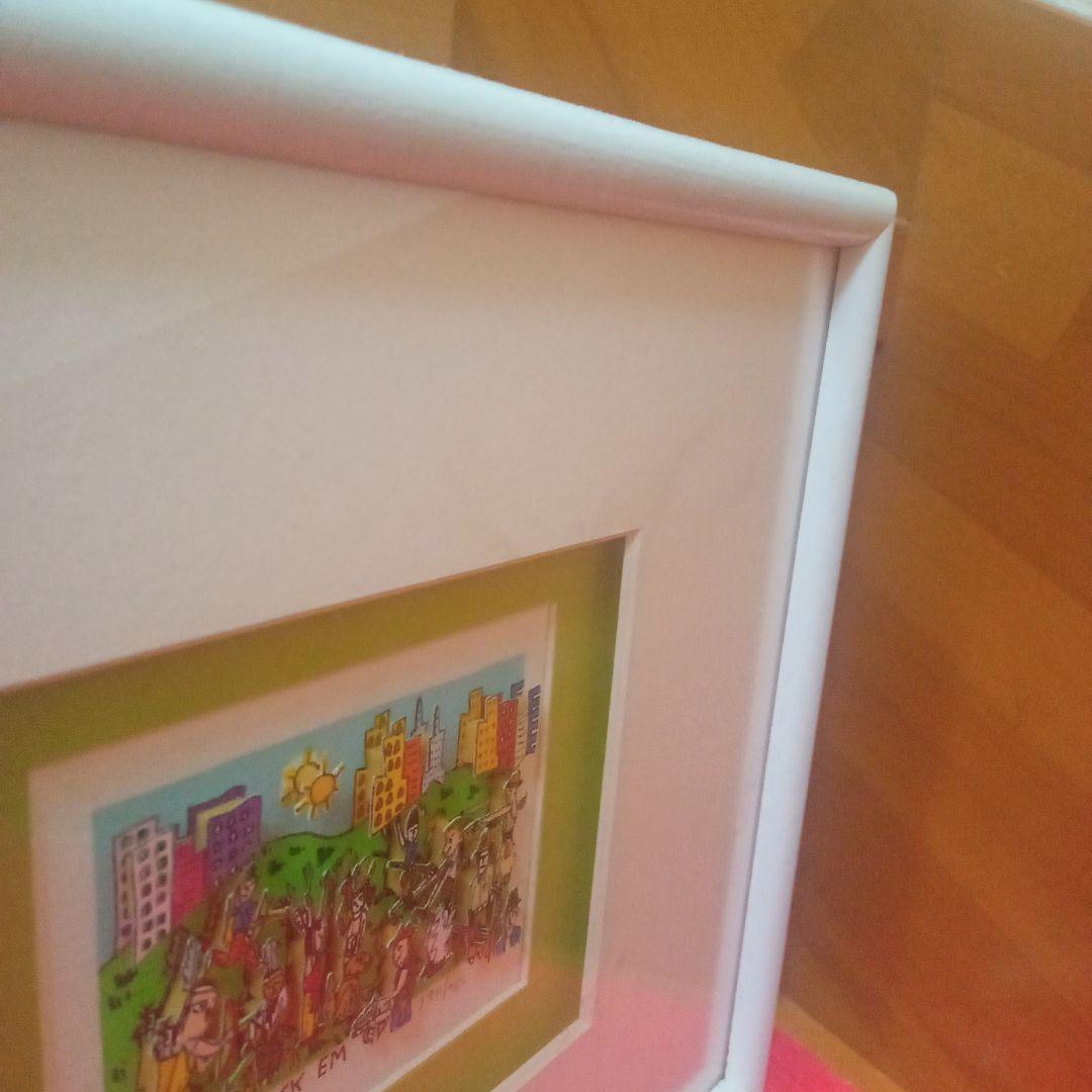 【期間限定出品✩】3Dアート ジェームズ・リジィ 立体版画 シルクスクリーン