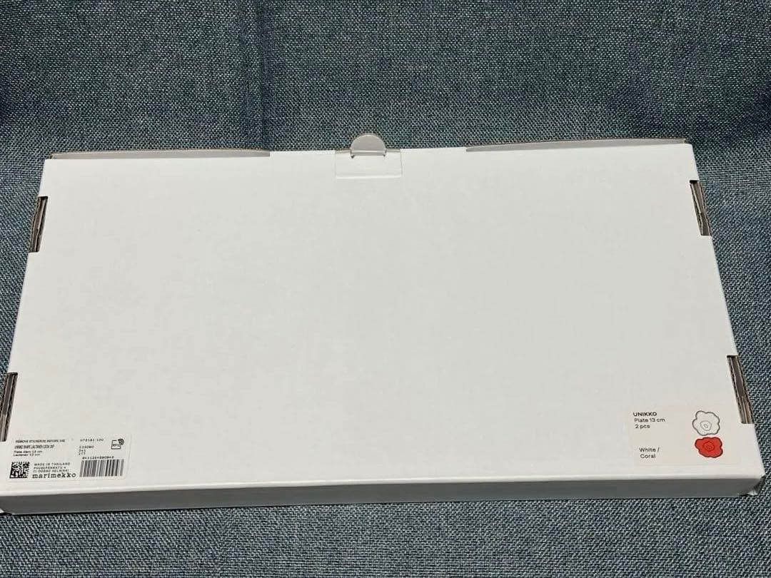 新品未使用マリメッコウニッコ60周年陶器皿2枚セット