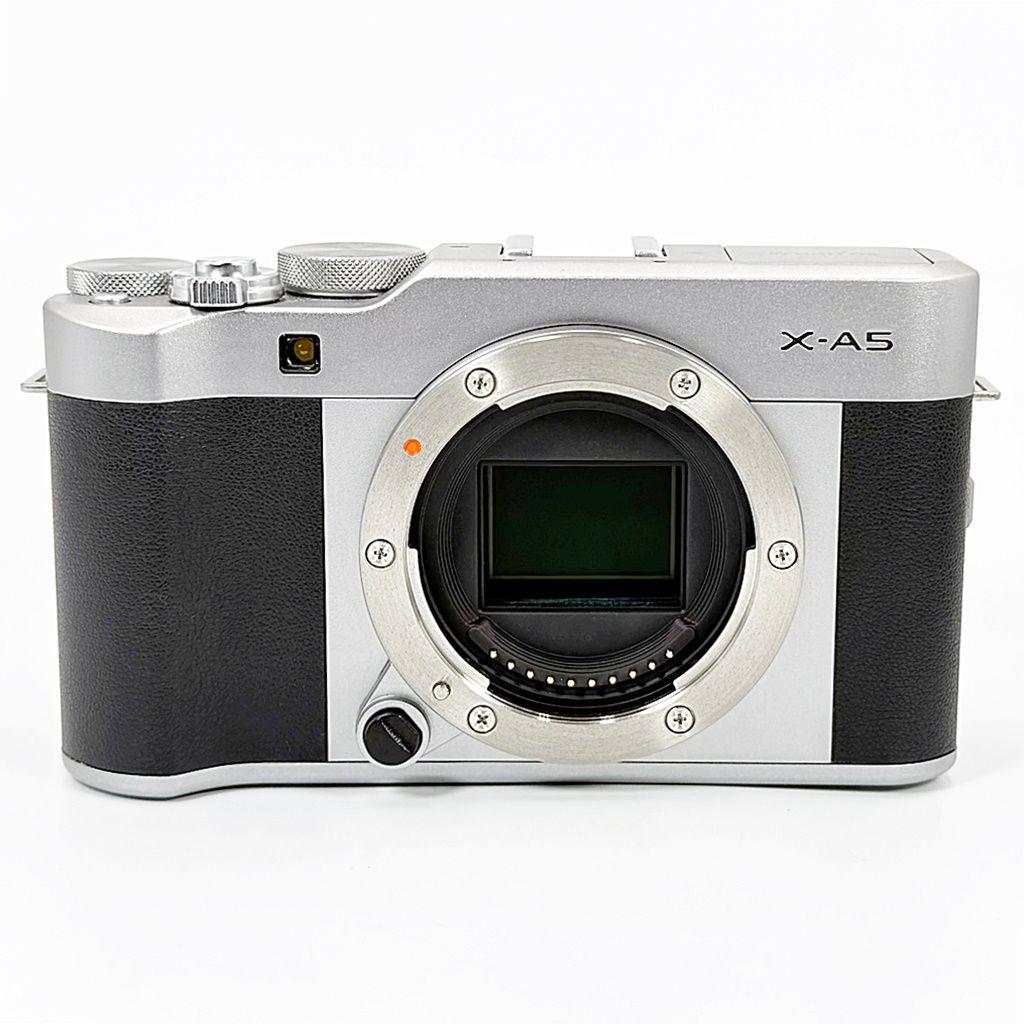 【美品】フジフイルム X-A5 レンズキット シルバー ミラーレス カメラ 中古