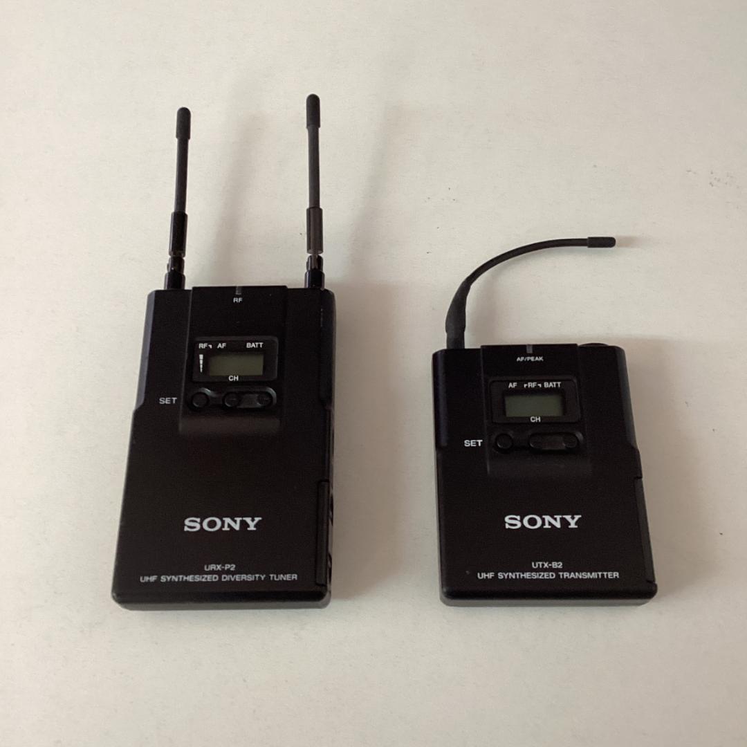 SONY URX-P2 UTX-B2 ワイヤレスマイクセット