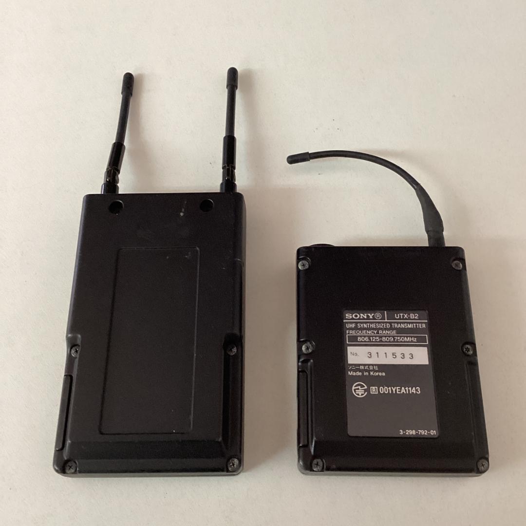 SONY URX-P2 UTX-B2 ワイヤレスマイクセット