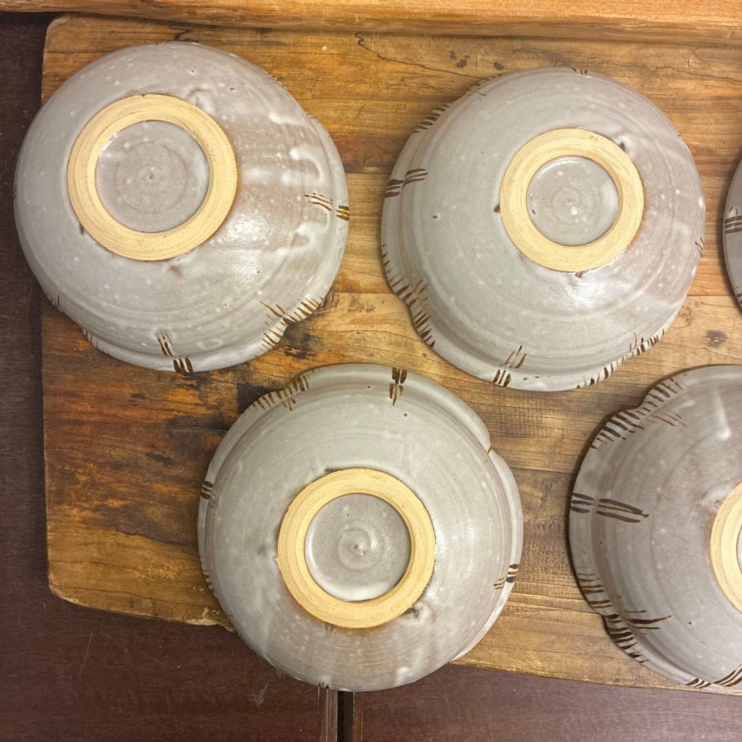 新品　陶器　陶芸作家　深鉢8枚　663