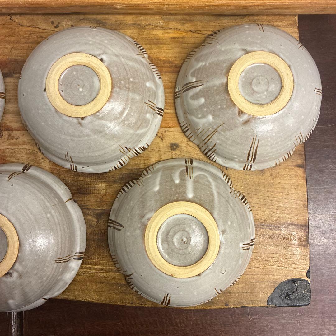 新品　陶器　陶芸作家　深鉢8枚　663