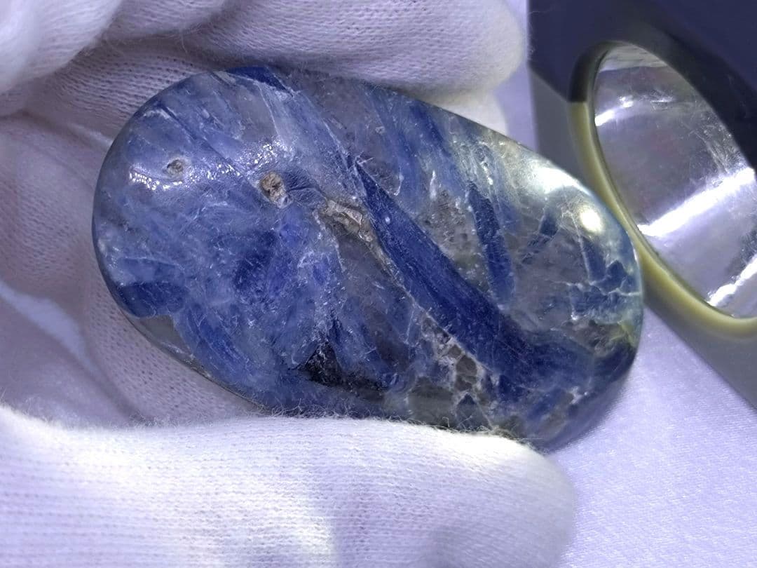 カイヤインクォーツ　カイヤナイト シリカ　ハート　パーム　2点 セット