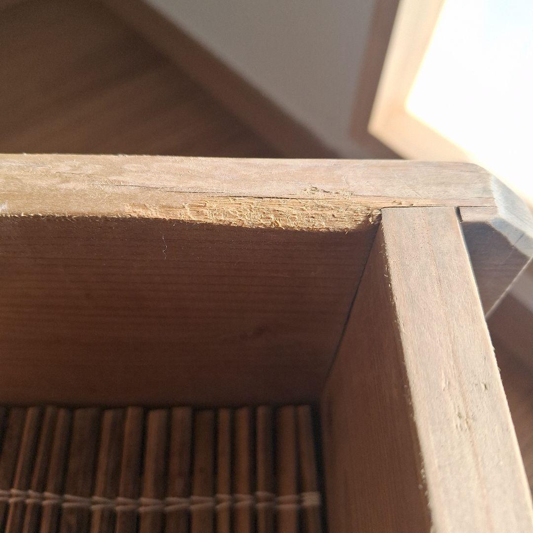 木製 角せいろ 蒸し器 ２段 蒸し器 セイロ 大正 昭和 レトロ