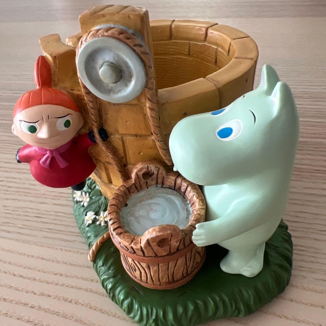 ムーミン プランター リトルミイ　小物入れ　鉢　水あそび　加藤工芸　フィギュア