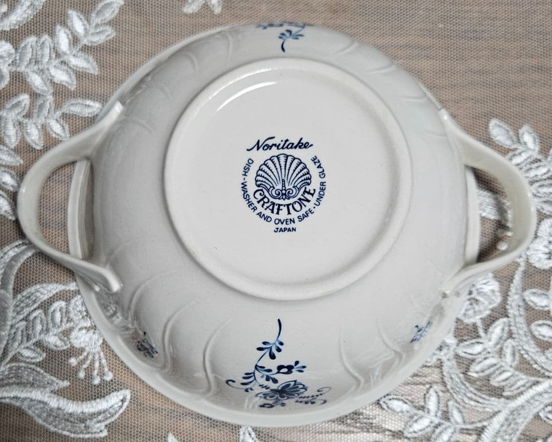 廃盤品 Noritake ノリタケ クラフトーン スープカップ&ソーサー 新品