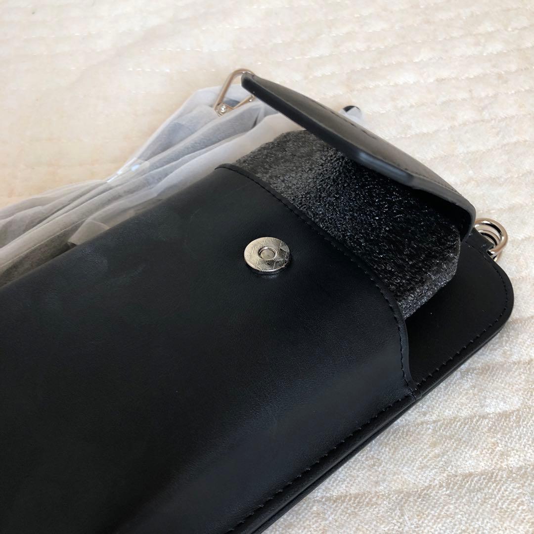 スマホショルダーバッグ レディース 財布付 バッグカードスロット付き