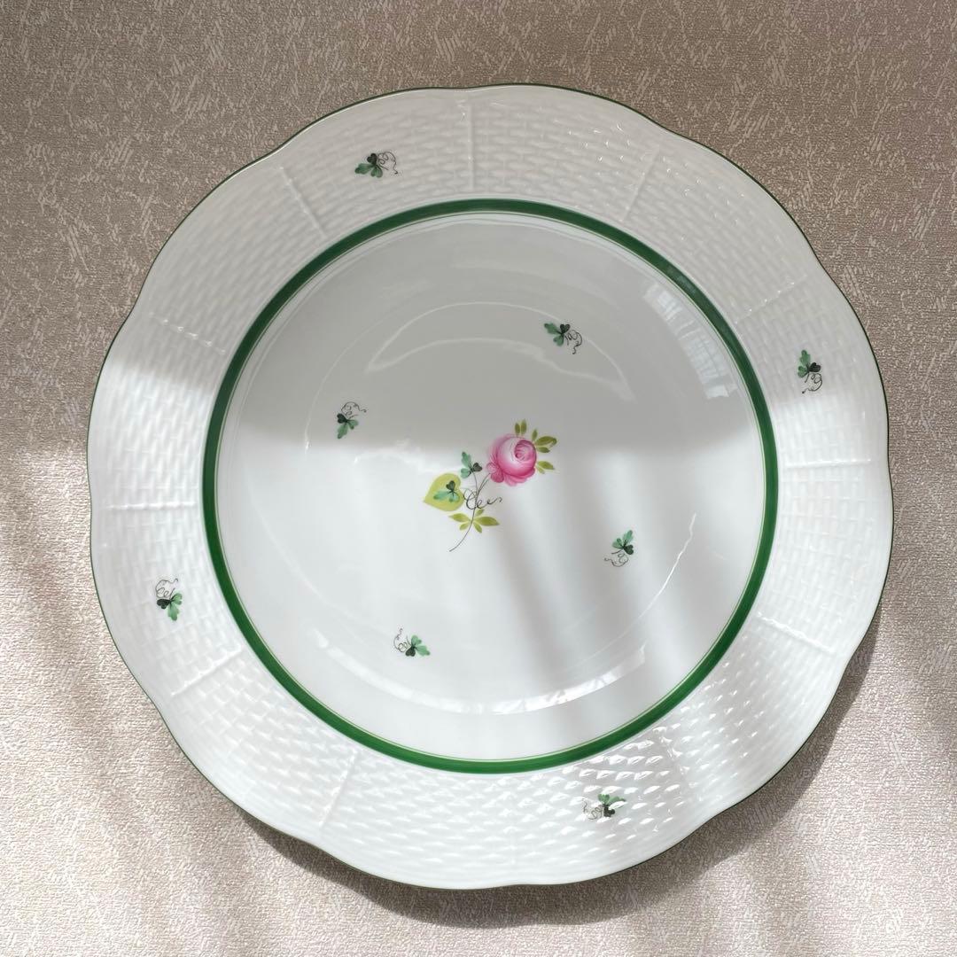 HEREND 【 24.5㎝ 】ヘレンド ウィーンの薔薇 スープ・パスタ皿