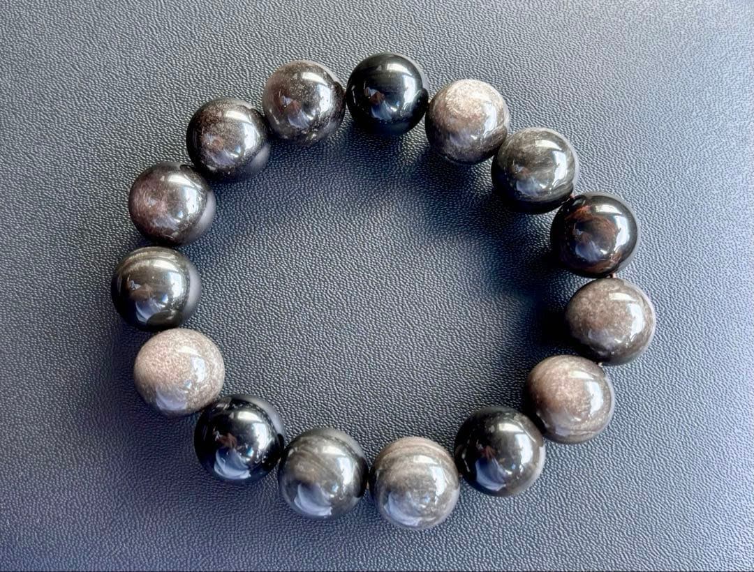 最高品質　神の眼を持つ神秘の天然ガラス　幻のプラチナオブシディアンゴッドアイ