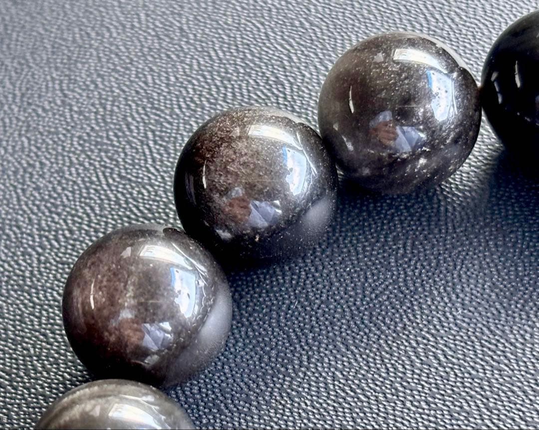 最高品質　神の眼を持つ神秘の天然ガラス　幻のプラチナオブシディアンゴッドアイ