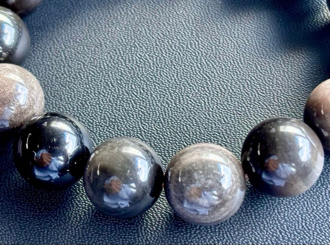 最高品質　神の眼を持つ神秘の天然ガラス　幻のプラチナオブシディアンゴッドアイ