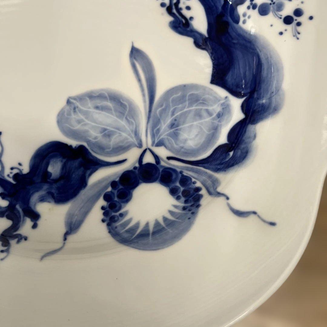 s*g様 Meissen マイセン ブルーオーキッド 大皿 プレート 25cm