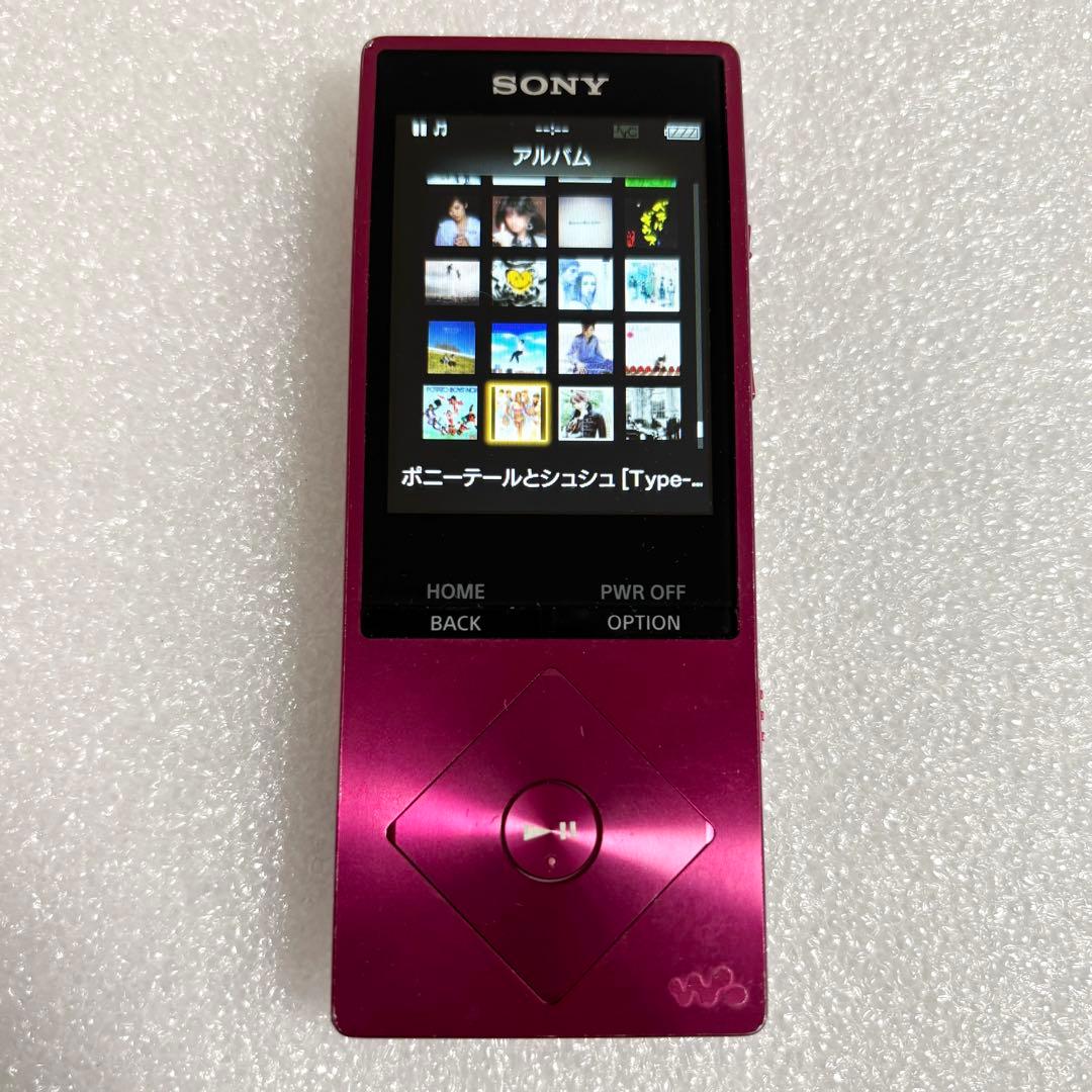 【バッテリー良好】ソニー　ウォークマン　NW-A25 16GB ボルドーピンク