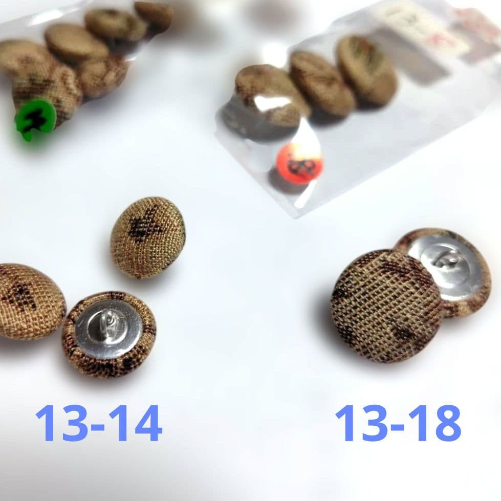 くるみボタンセット