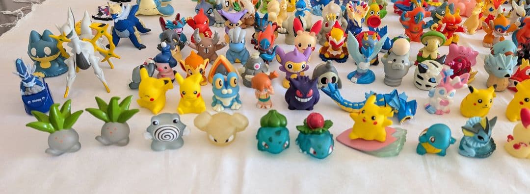 ポケモン　ソフビ　指人形　蓄光　クリア　フィギュア　まとめ売り　約250個　平成