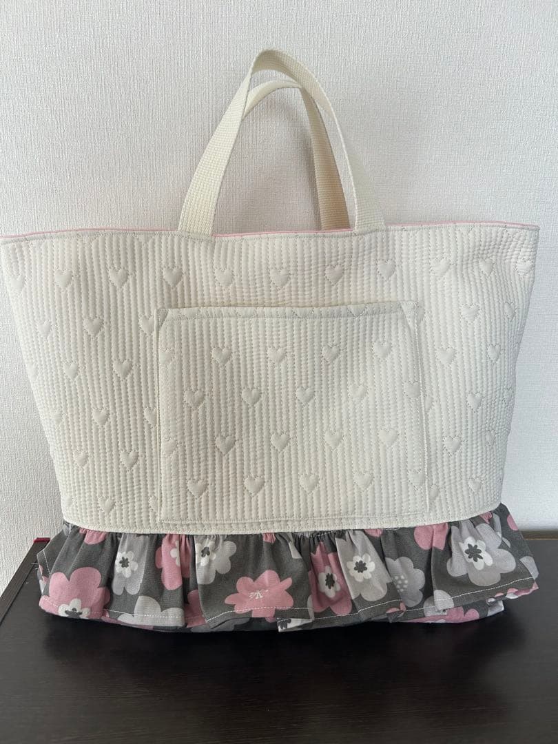 レッスンバッグ フリル ハンドメイド 入園入学