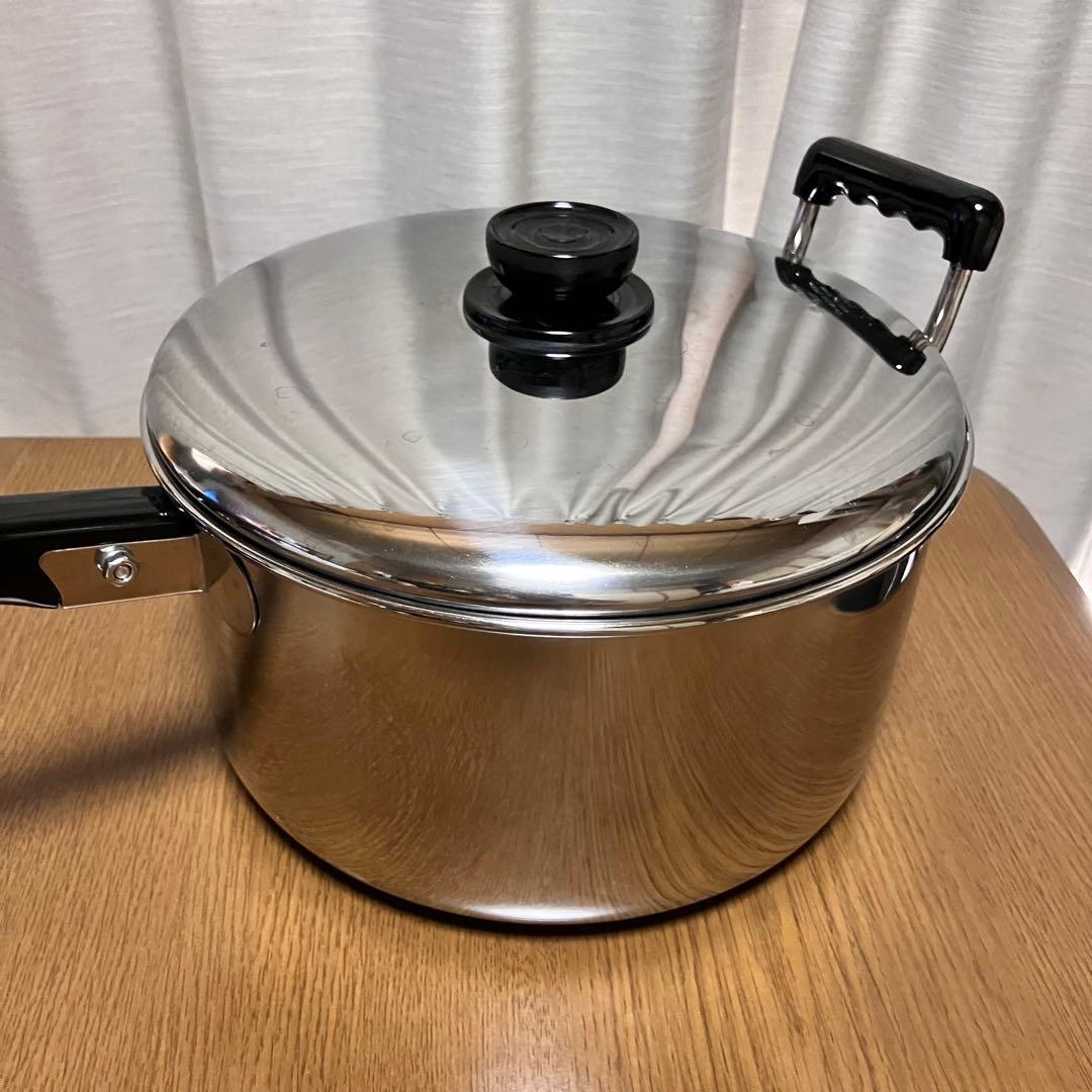 玉虎堂 マルタマ ステンレス深型ソースパン 23cm