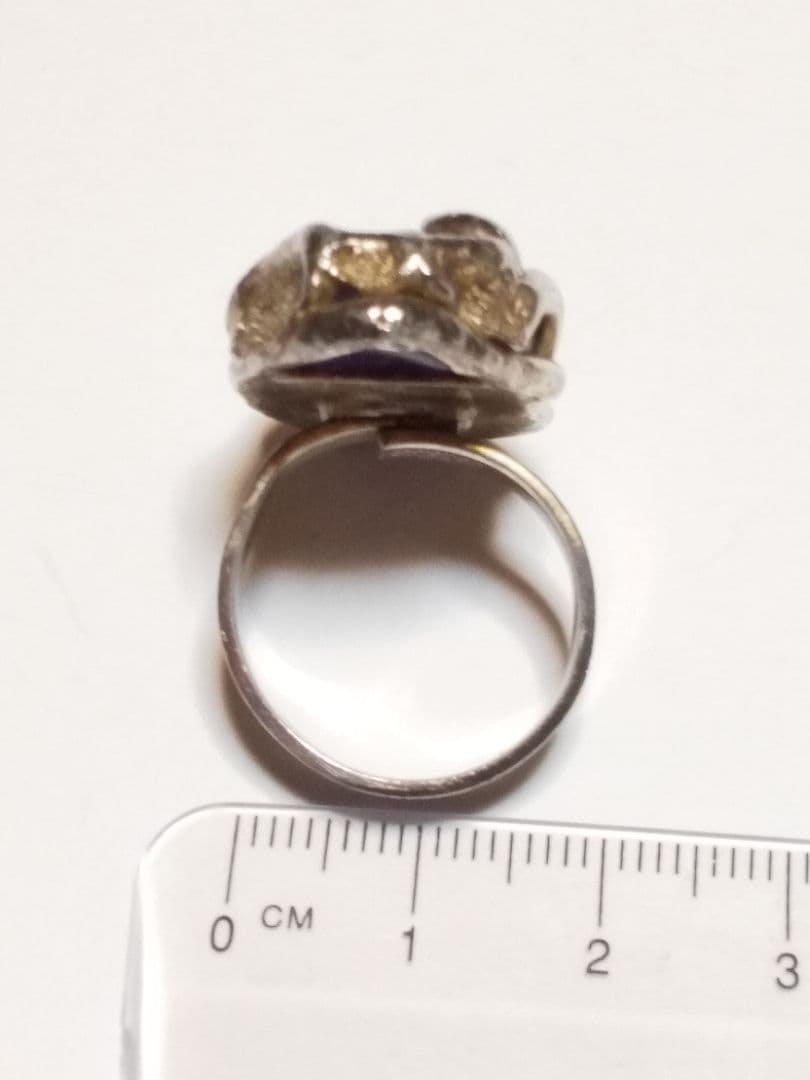 指輪　リング　作家物　海外アーティスト　刻印あり　ユニセックス　フリーサイズ