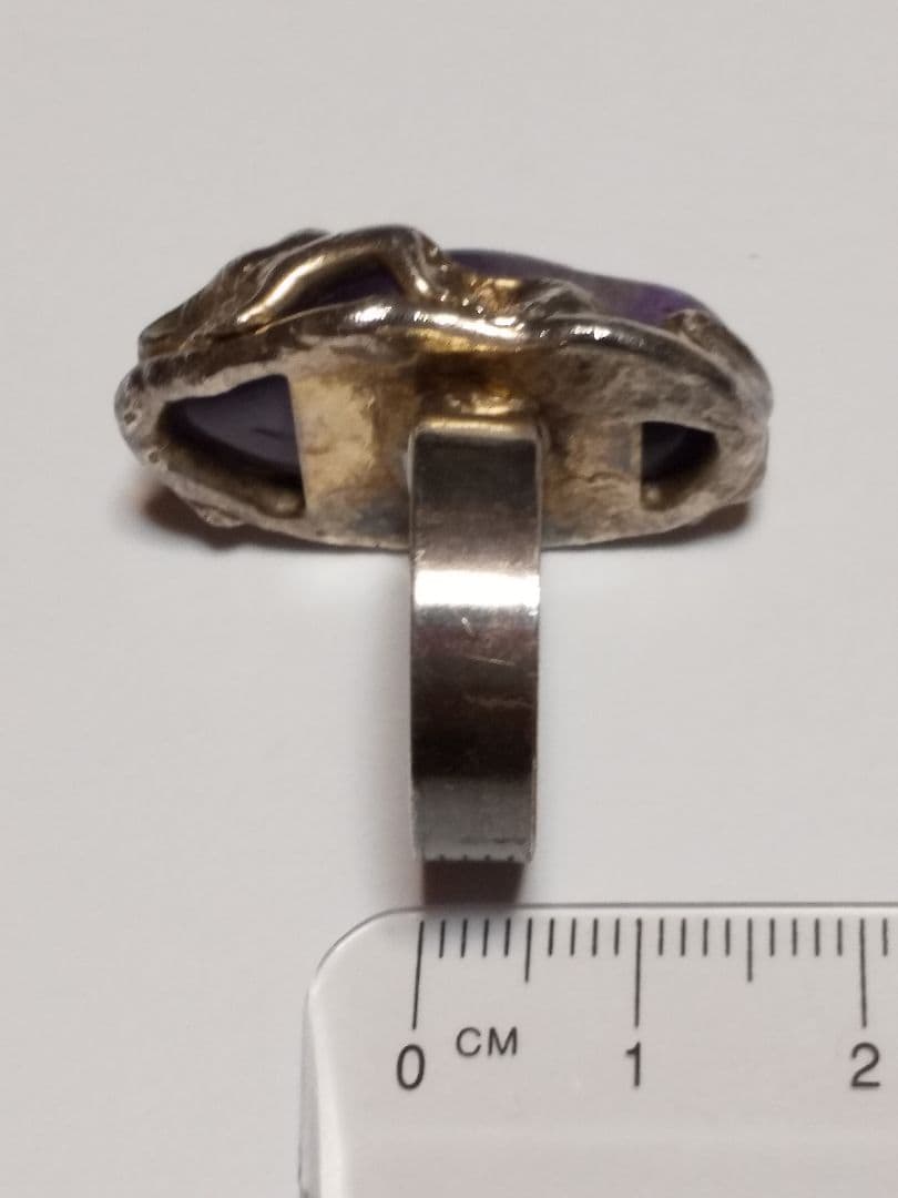 指輪　リング　作家物　海外アーティスト　刻印あり　ユニセックス　フリーサイズ