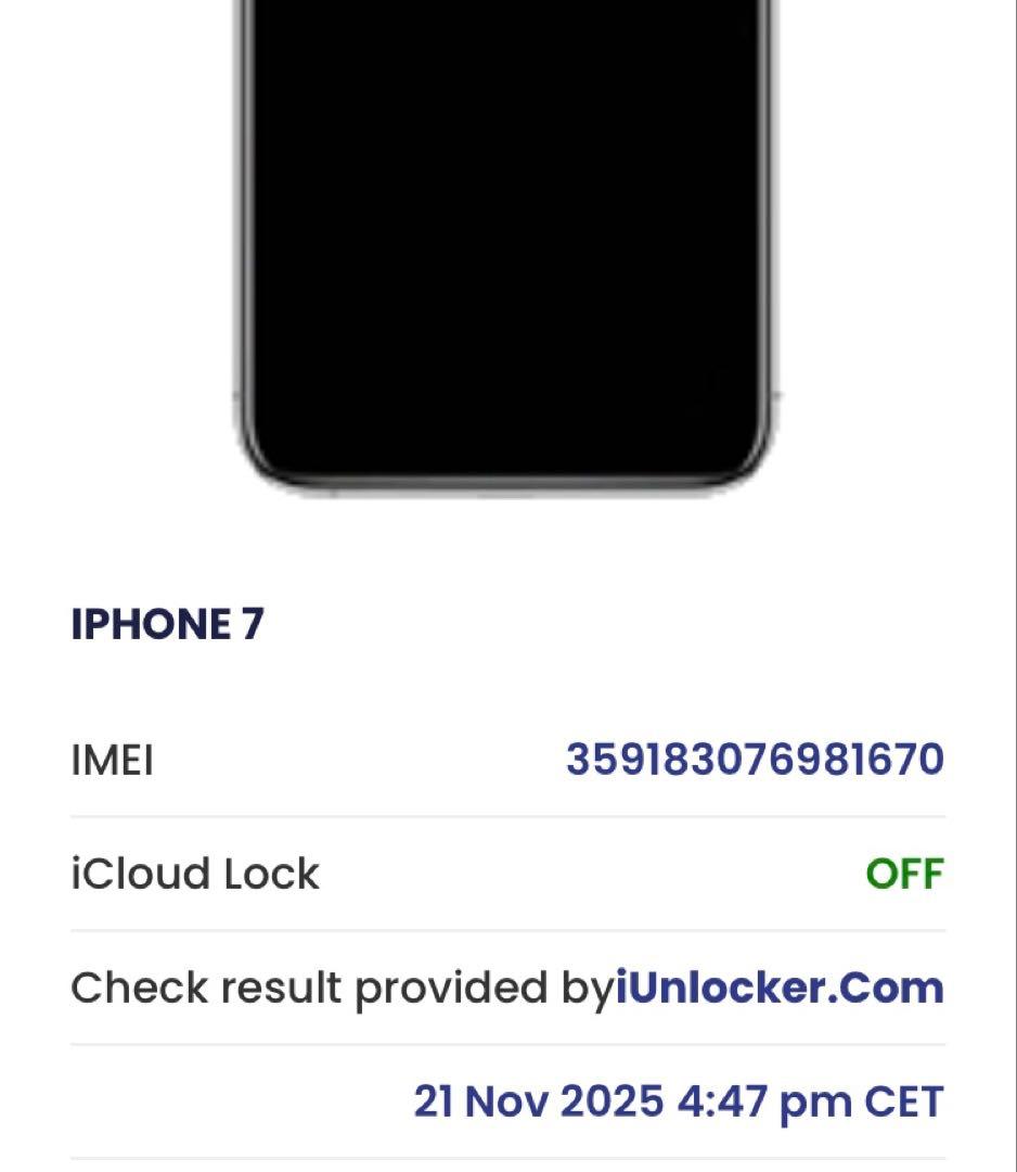 美品　iPhone7 128GB ゴールド SoftBank SIMロック解除済