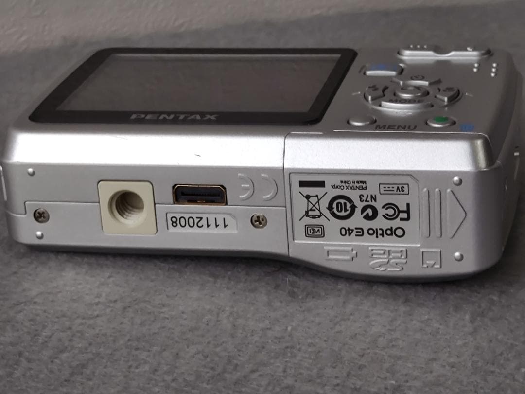 PENTAX ペンタックス　Optio E40　デジタルカメラ　動作確認済