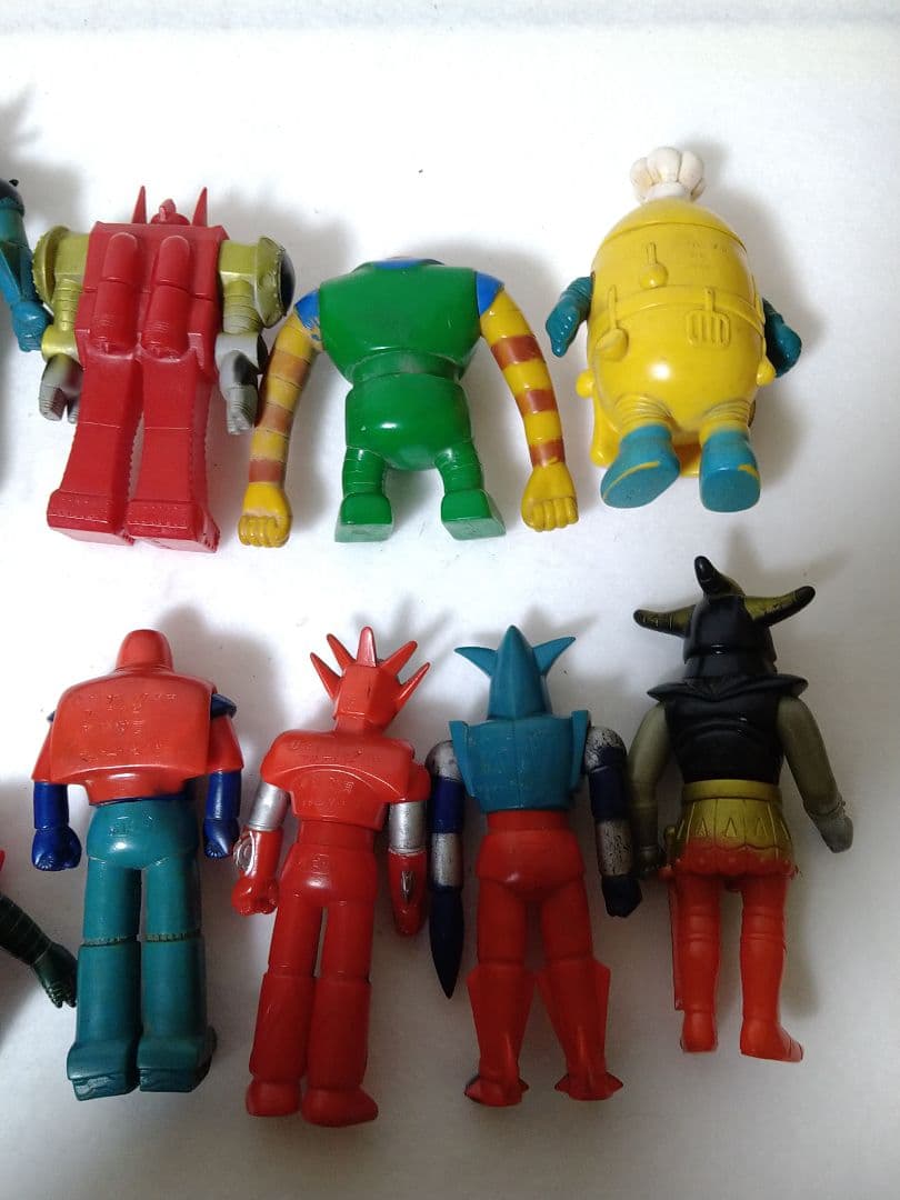 当時物 ソフビ14体 ポピー ブルマァク ゲッターロボ ウルトラマン ロボコン