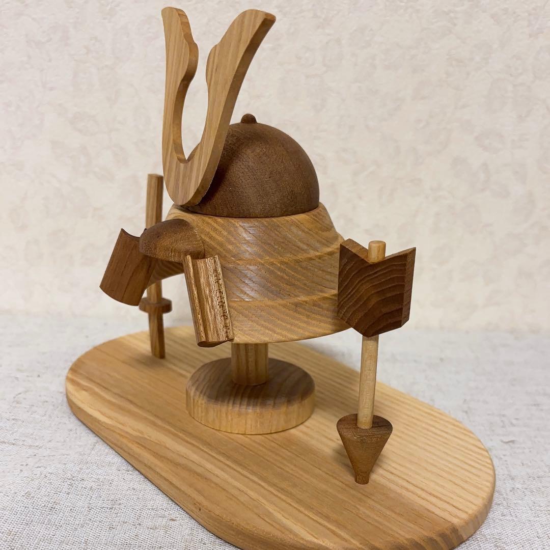 lemi toys正規品　木製 五月人形 兜