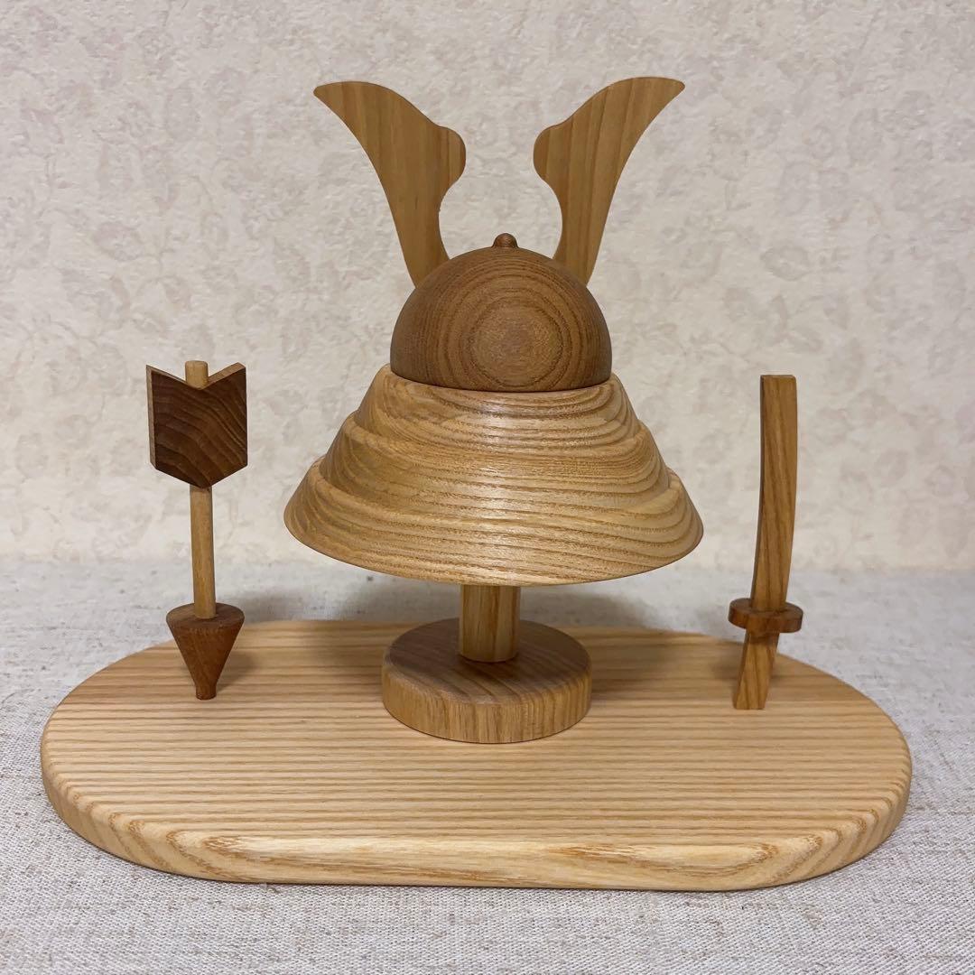 lemi toys正規品　木製 五月人形 兜