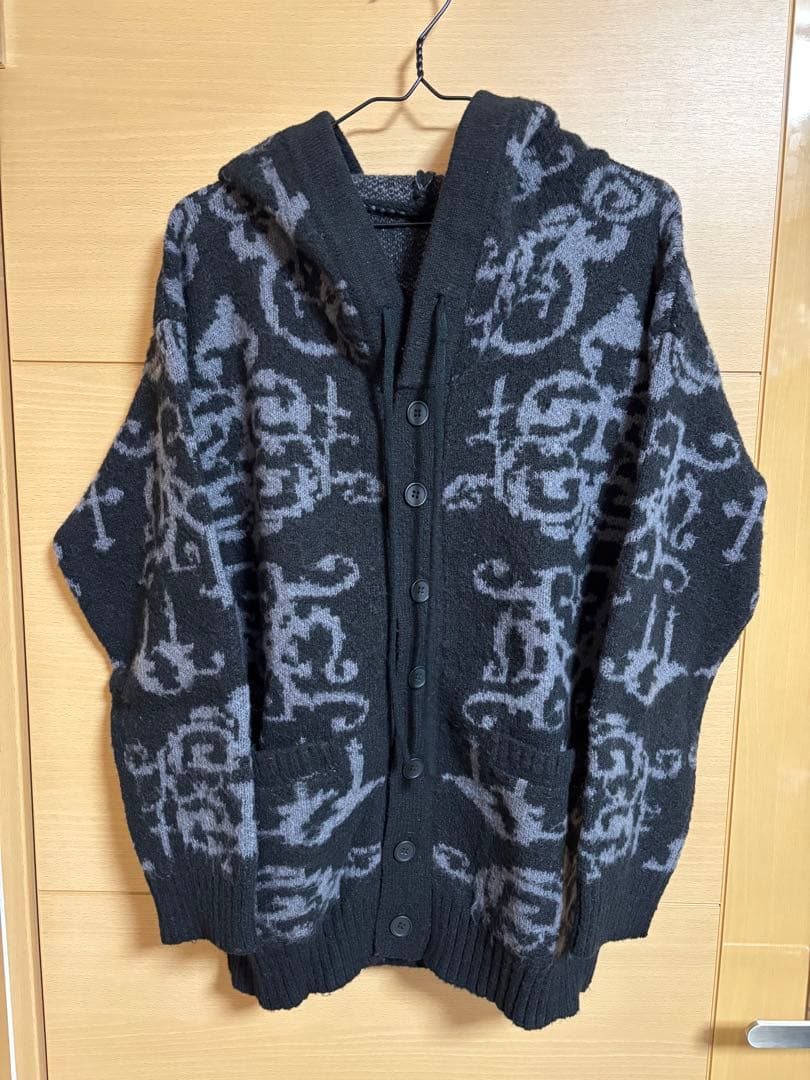 HYDE+黒ミサ+FURANO 2022 KNIT HOODIE　Mサイズ