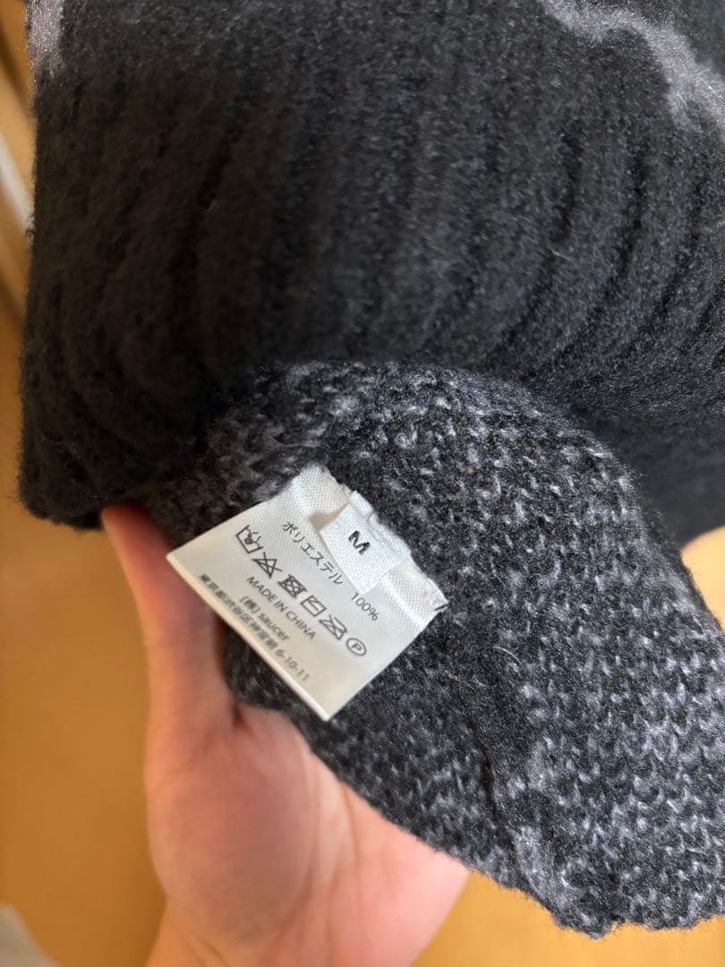 HYDE+黒ミサ+FURANO 2022 KNIT HOODIE　Mサイズ