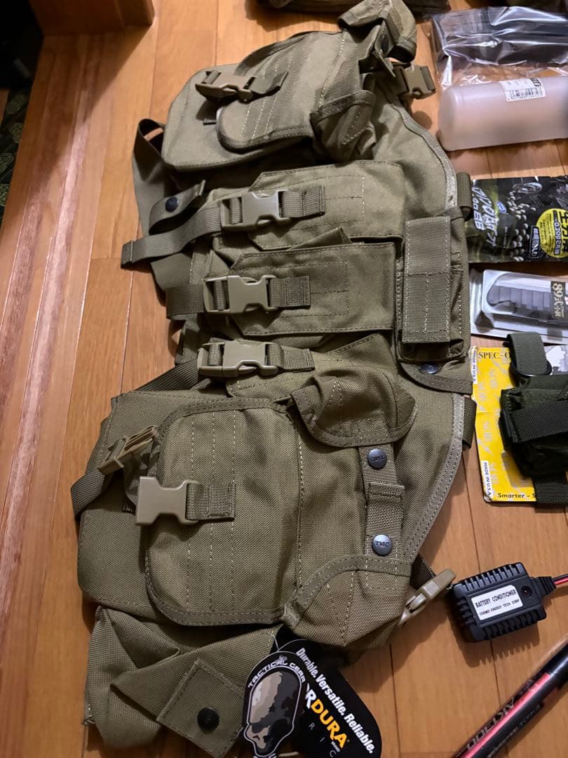 サバゲーセット 89式 電動ガン 東京マルイ 充電器バッテリー ゴーグル 迷彩服