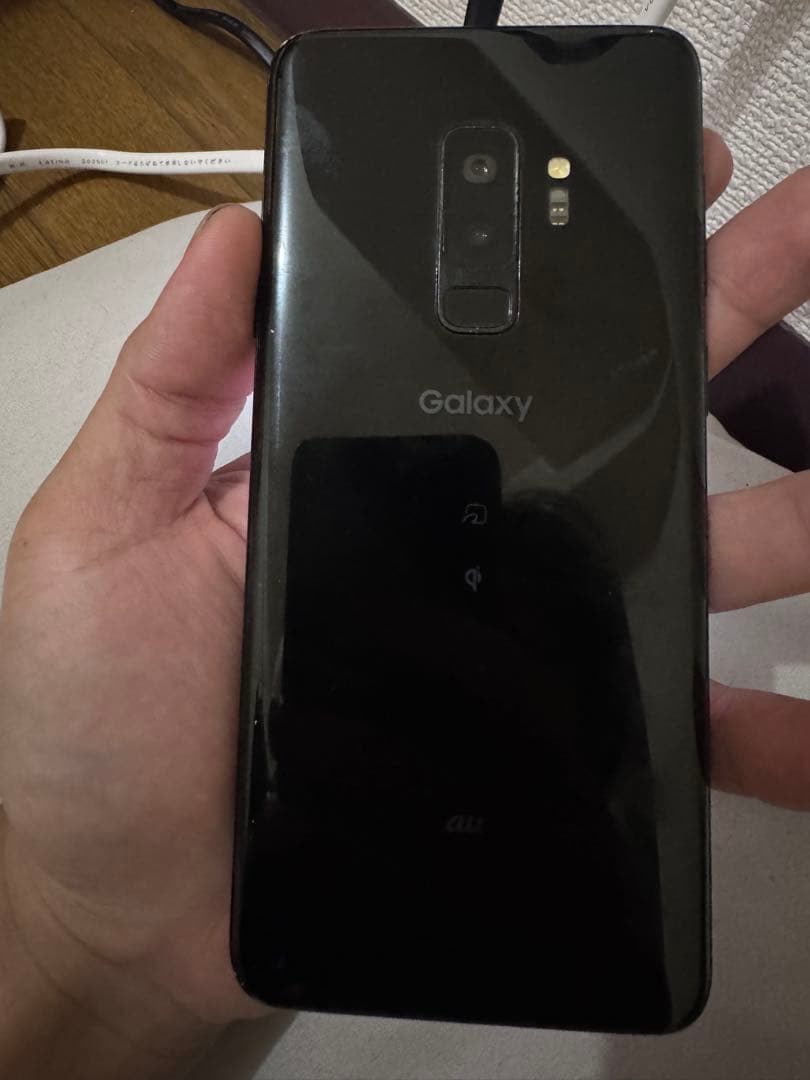 Samsung Galaxy S9 ブラック 本体 auのSIMカード